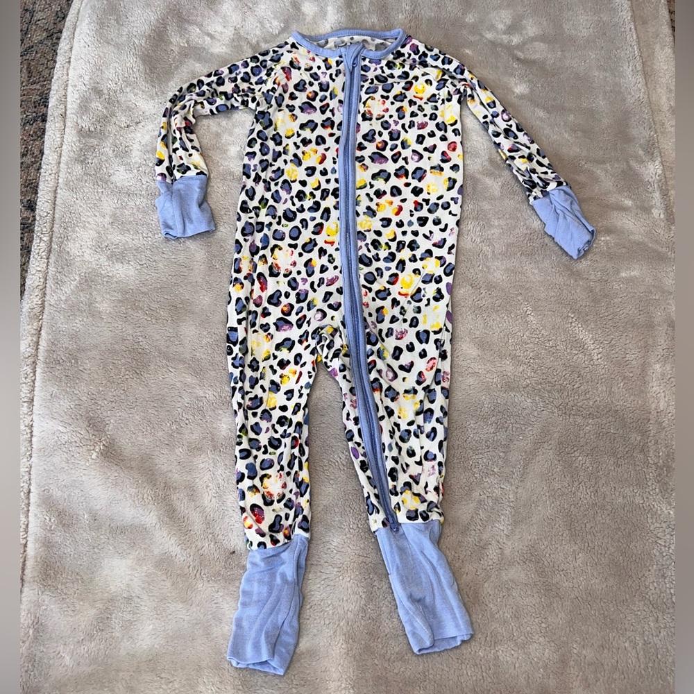 Little Sleepies Rainbow Leopard 3-6M
